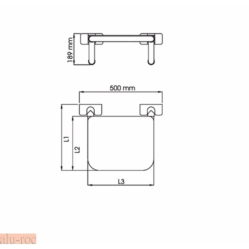 Asiento de baño de diseño. Croquis de silla de baño para personas discapacitadas.