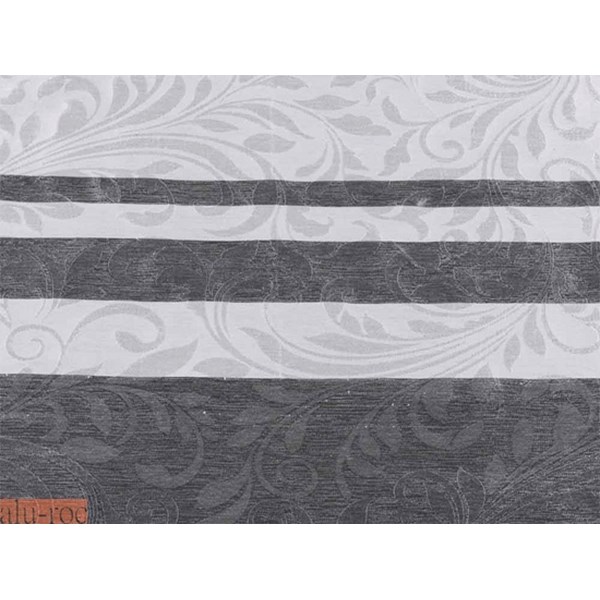 Tejido Paola estampado en color Gris plata oscuro