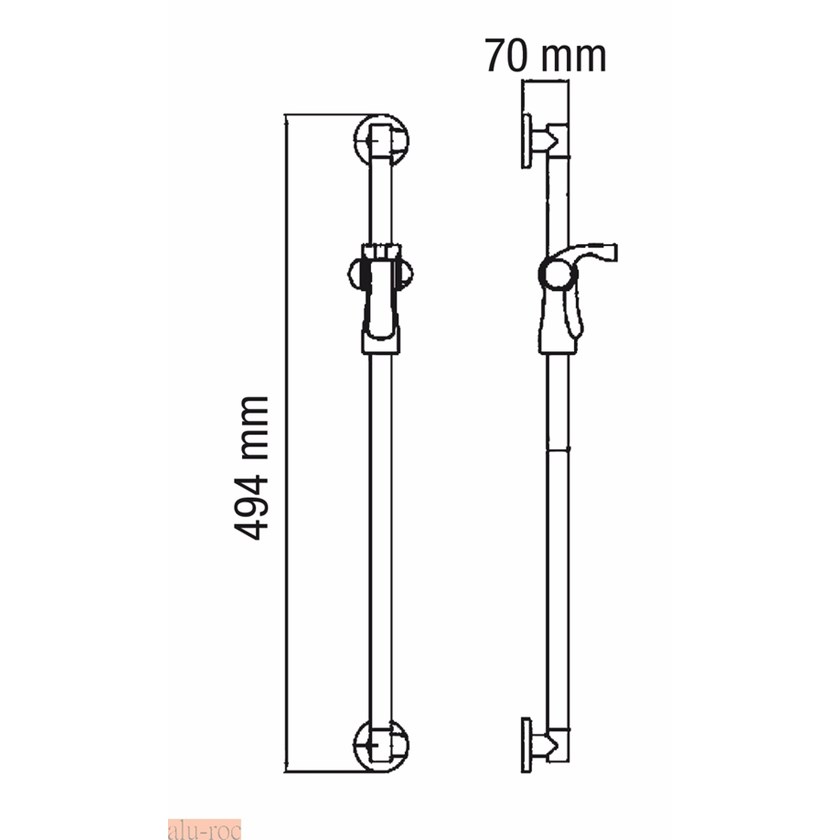 Ideal para las duchas de lavabos específicos