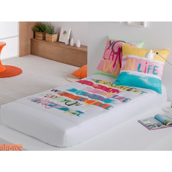 Edredón Ajustable ideal para cama nido o litera con estampado a todo color