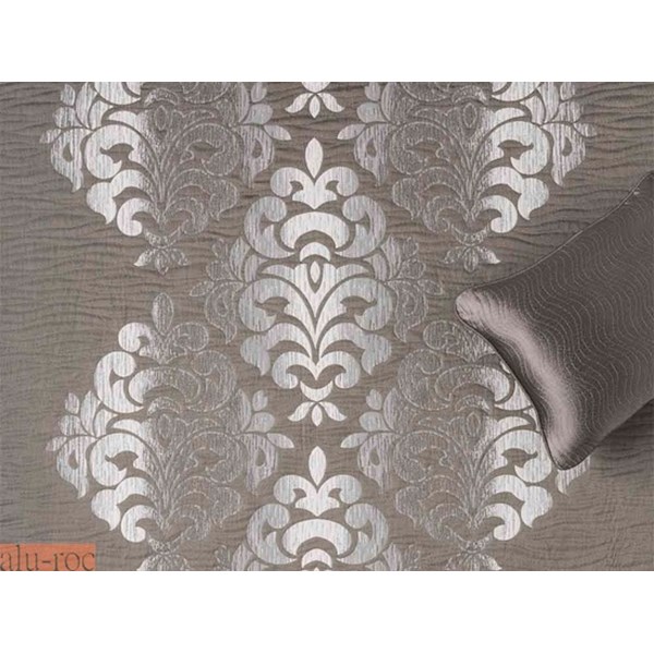 Tejido Palace estampado en color Marrón combinado con el Beige