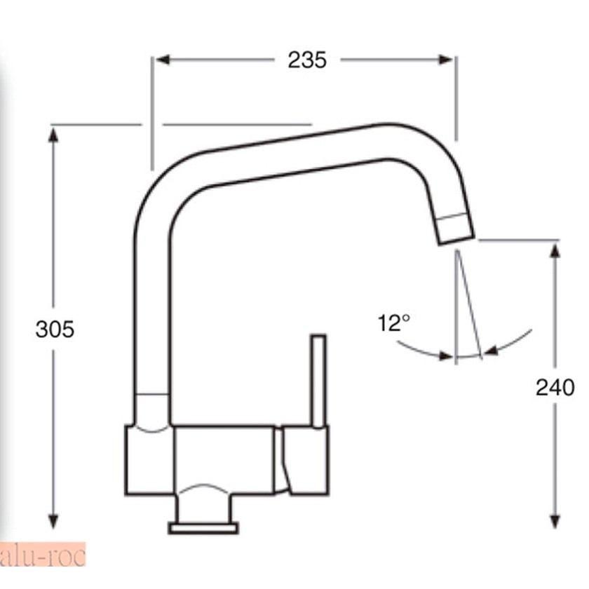 Grifo con caño plegable para solucionar problemas de colisiones con ventanas