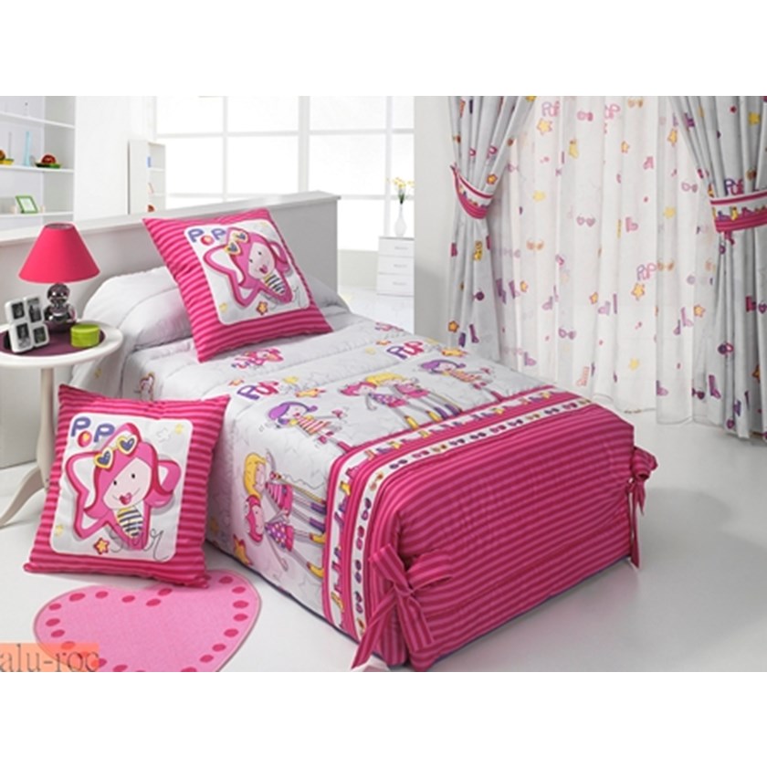 Colcha para cama de invierno con estampado ideal para chicas