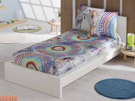 Edredón ajustable Colors, para dormitorios de jovenes hippies