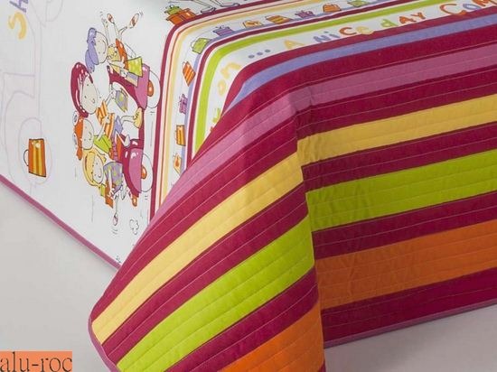 Ropa de cama infantilde vivos colores y estampados divertidos
